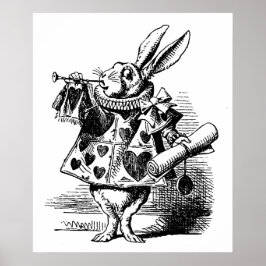 Poster Imagem vítrea Alice no País das Maravilhas