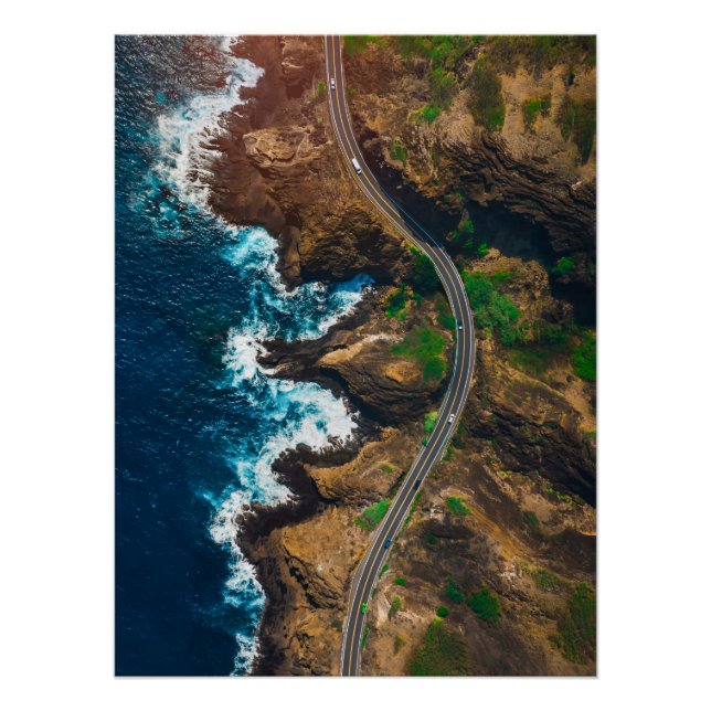 Pôster Imagens Cênicas do Oceano de Arte de Praia Fotogra (Frente)