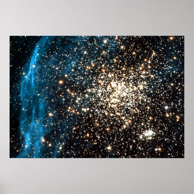 Poster Imagens de Hubble notáveis em cluster duplo (Frente)