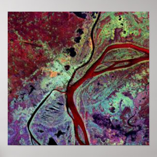 Poster imagens de satélite de fenom phen