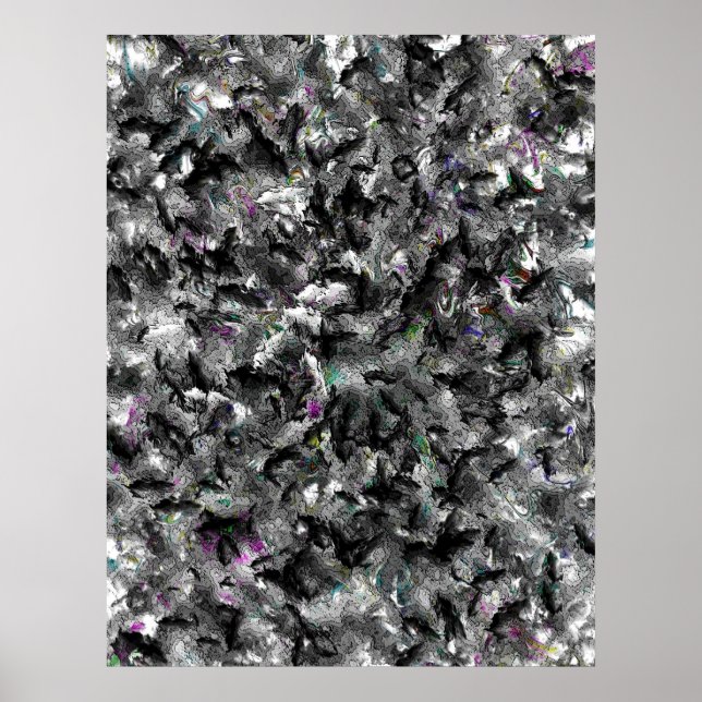 Pôster imagens em nuvem (Frente)