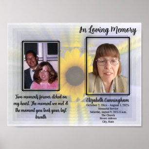 Poster Imagens Memoriais Digitais de Girassol