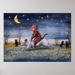 Poster Imaginação de Gato, Louis Wain