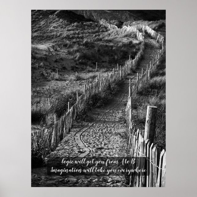 Poster Imagination will take you everywhere (Frente)