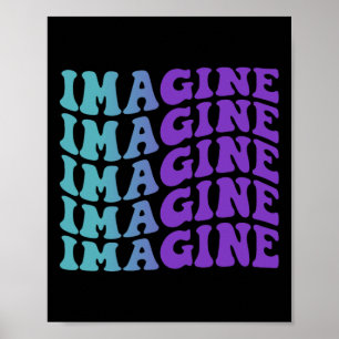Poster Imagine a prevenção suicida Sensibilização invisív