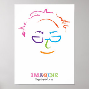 Pôster Imagine as máquinas de lixar 2016 de Bernie