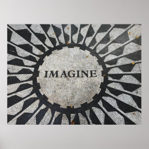 Poster "IMAGINE" o mosaico