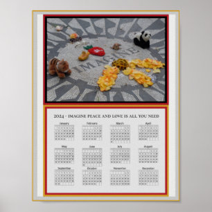 Poster Imaginem a opção Peace Photo 2024 Calendar Printab