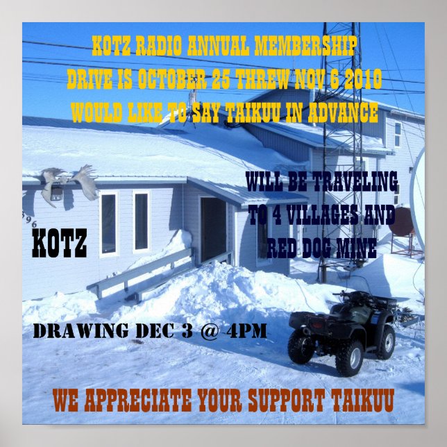 PÔSTER IMG_0319, KOTZ RADIO ANUAL MEMBERSHIPDRIVE É ... (Frente)