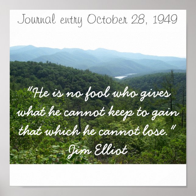 Poster IMGP0118, "Ele não é tolo que dá o que pode... (Frente)