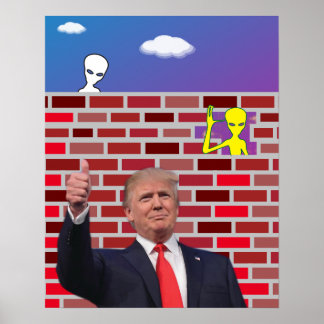 Poster Imigrante sem documentos engraçados Gag 😂 OVNI