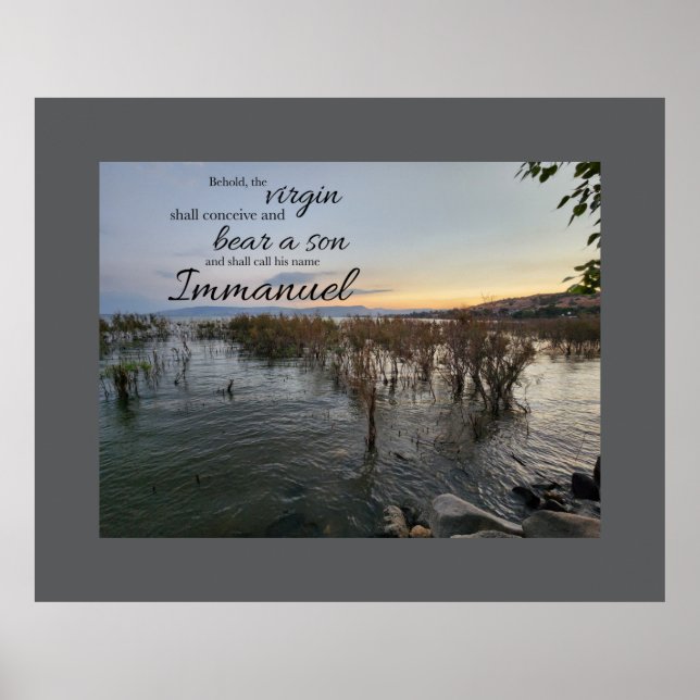 Poster Immanuel (Emmanuel) Canvas (Frente)
