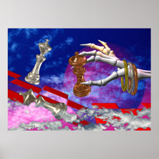 Pôster Imobilização das mãos mortos