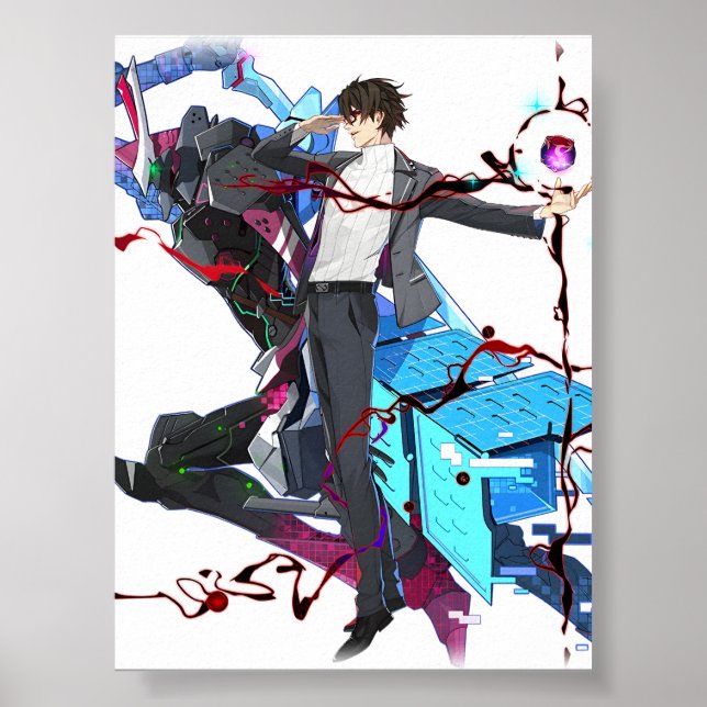 Poster Impacto Honkai 3º Welt Yang (Frente)