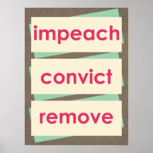 Impeach Condenar Remover Estilo 1950s