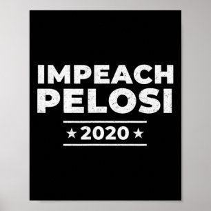 Poster Impeach Nancy Pelosi Pro Trump Desonesto Schiff Uc