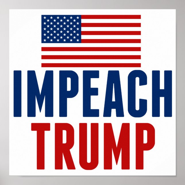 Poster Impeach Trump (Frente)
