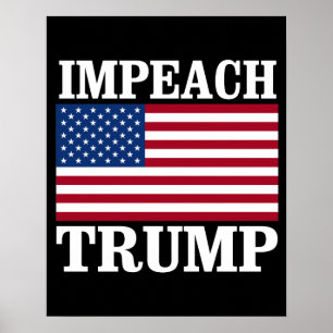Poster Impeach Trump - Save America - Anti-Trump Design