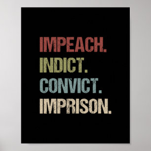 Poster Impeachment Indiciamento Condenação Prisão Anti Tr