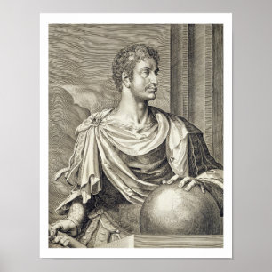 Pôster Imperador de D. Octavius Augustus (ANÚNCIO 63 BC