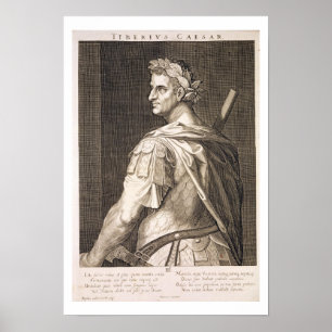 Pôster Imperador de Tiberius Caesar (ANÚNCIO 10 BC - 54)