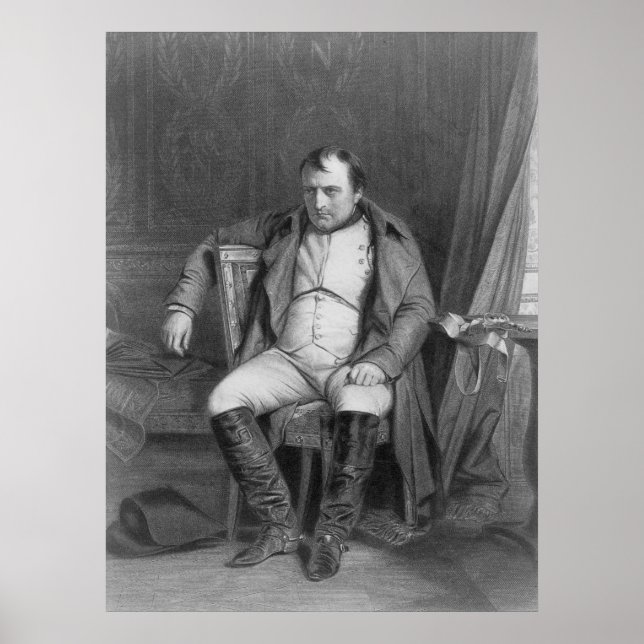 Poster Imperador Francês Vintage Napoleon Bonaparte (Frente)