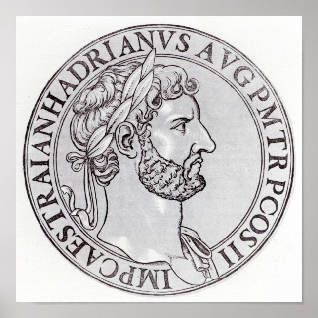 Pôster Imperador Hadrian (Frente)