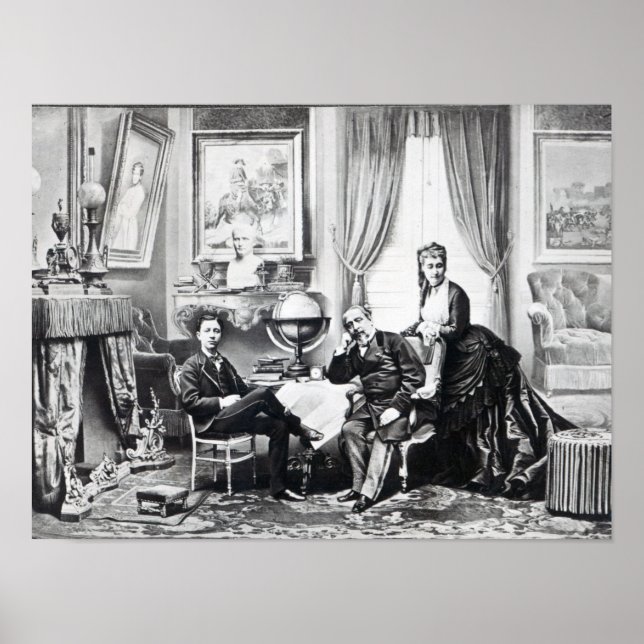 Pôster Imperador Napoleão III (Frente)