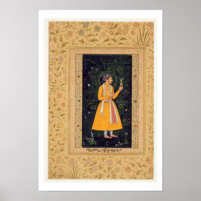 Poster Imperador Shah Jahan (1592-1666) (r.1627-1658) com (Frente)