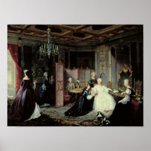 Poster Imperatriz Catherine The Great que recebe a