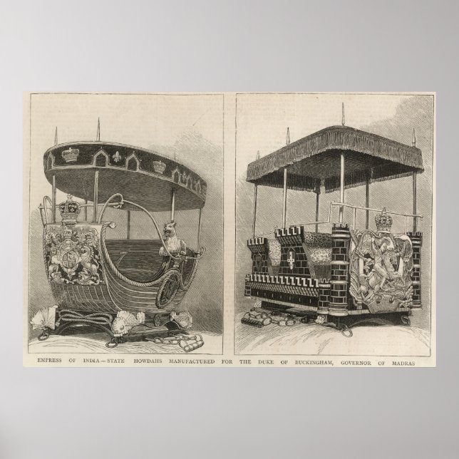 Pôster Imperatriz da Índia (Frente)