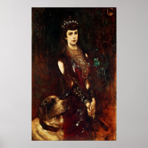Pôster Imperatriz Elizabeth de Áustria, 1883