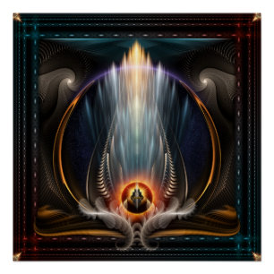 Pôster Imperial View Fractal Art Perfect Poster