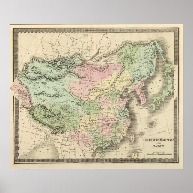 Poster Império Chinês e Japão (Frente)