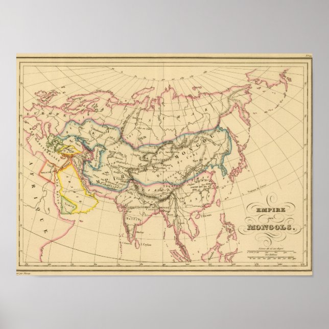 Poster Império dos Mongóis (Frente)