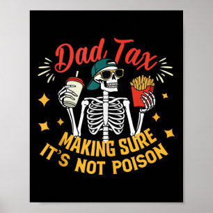 Poster Imposto do Papai Garantindo que Não é Veneno Dia d