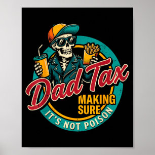 Poster Imposto do Papai Garantindo que Não é Veneno Dia d