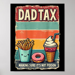 Poster Imposto do Papai Garantindo que Não é Veneno Dia d