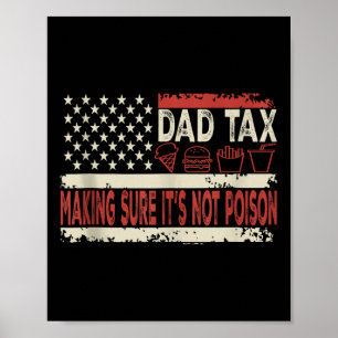 Poster Imposto do Papai Garantindo que Não é Veneno Pai D