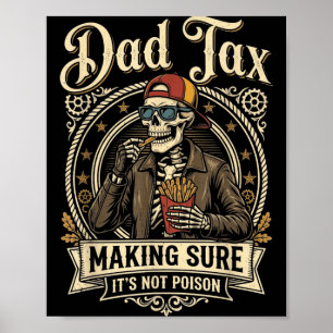 Poster Imposto do papai garantindo que não seja veneno en