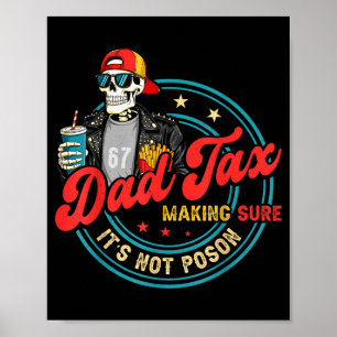 Poster Imposto do Papai Garantindo que Não seja Veneno pa