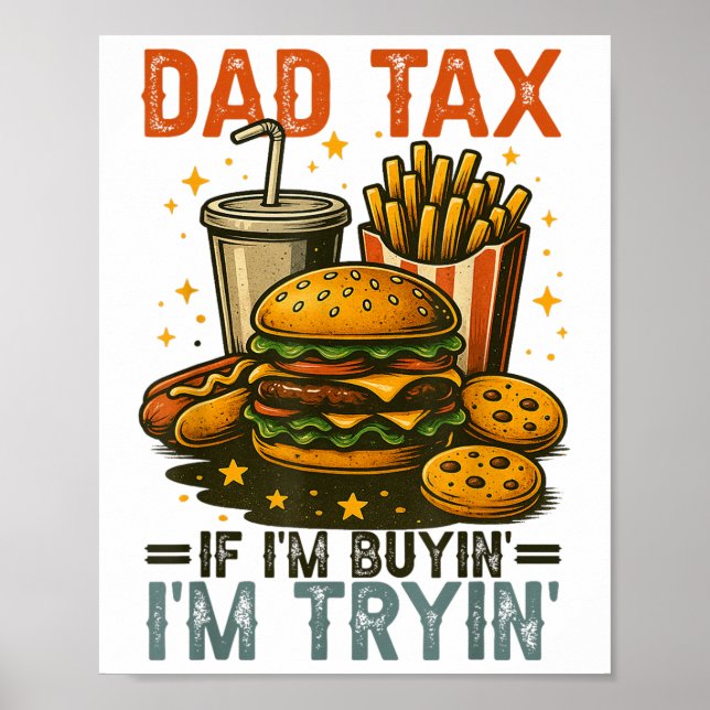 Poster Imposto Sobre pais Se Eu Comprar Estou Tentando En (Frente)