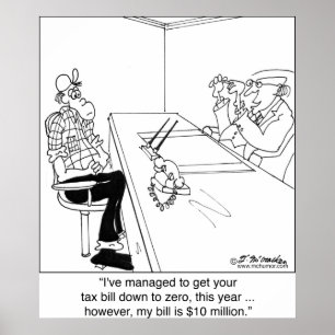 Poster Imposto Zero, Cobrança CPA $10 Milhões