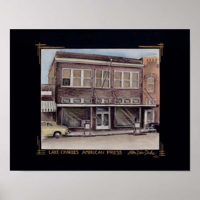 Poster Imprensa americana (Frente)