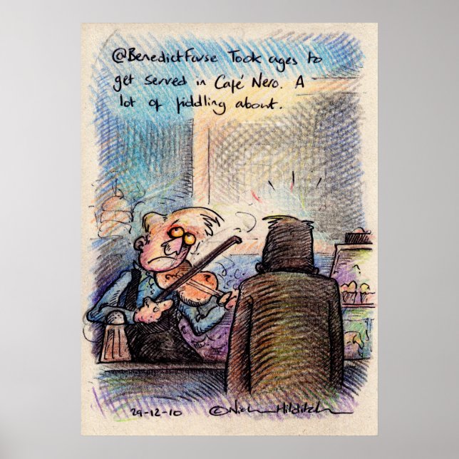 Pôster @impressão de BenedictFarse (Frente)