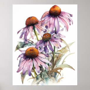 Poster Impressão de de Flor de Flor Rosa