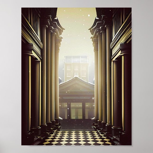 Poster Impressão de Pilar (Frente)