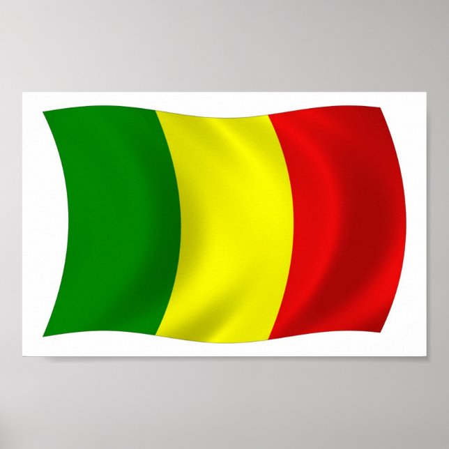 Poster Impressão do Mali (Frente)