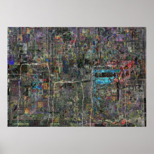 Pôster "Impressão do mito urbano"