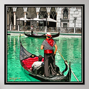 Pôster Impressão: Gondolier